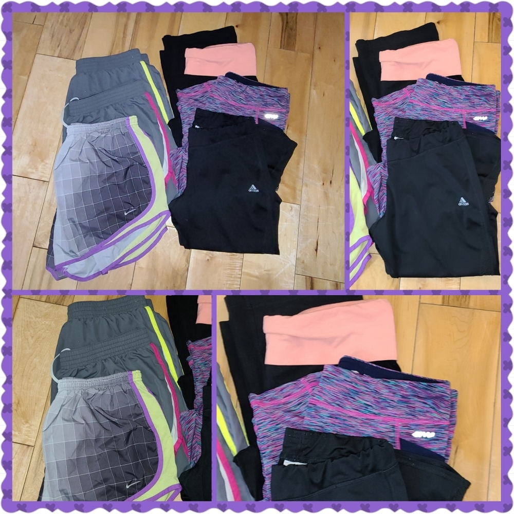 Yoga Pants and shorts lot 6 items